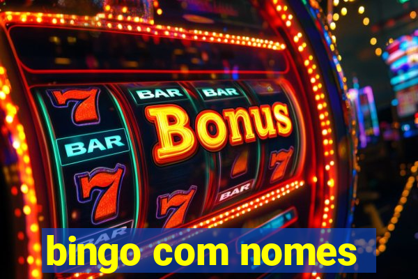 bingo com nomes